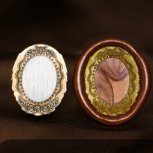 Letter Wax Seal Set for Scrapbooking, Photo Frame Series, Fire Color, Style 19, Wax Seal Stamp Heads for Invitation Cards