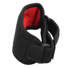 Verstellbarer roter Tennisellenbogenschoner, EVA, 17 cm x 6,5 cm, Schmerzlinderung