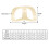 (Size 8) 2pcs Finger Splint Finger Fixator Fixing Sleeve Joint Support Protection Oval 8 5