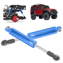 2er Pack Aluminiumstoßdämpfer 80mm für 1/10 RC Auto, Blaues Finish
