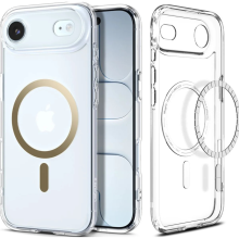 Spigen Ultra Hybrid MagSafe Case for iPhone 17 Air 6.5" Clear/Gold