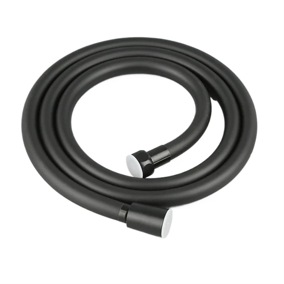 Shower Hose, 400 Cm Flexible Pvc High Pressure Hose In Silver And Black, Anti-Winding Gi/2 Compatible For Handheld Showerheads 6482260246062