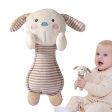 Plush Rattles for Babies | Soft Animal Shaker Toy, Rabbit Bear Duck Design, Ideal for Infants, Safe Material, Handheld Size