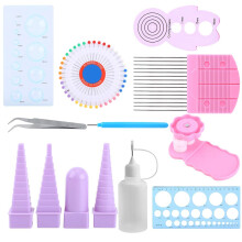 Quilling Tools Paper Quilling Kit with Craft Accessories, DIY Design Drawing Handcraft Tools for Beginners and Experts