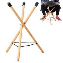Handpan Stand Adjustable Steel Tongue Drum Holder | Portable Non-Slip Drum Stand with Adjustable Snare Bracket