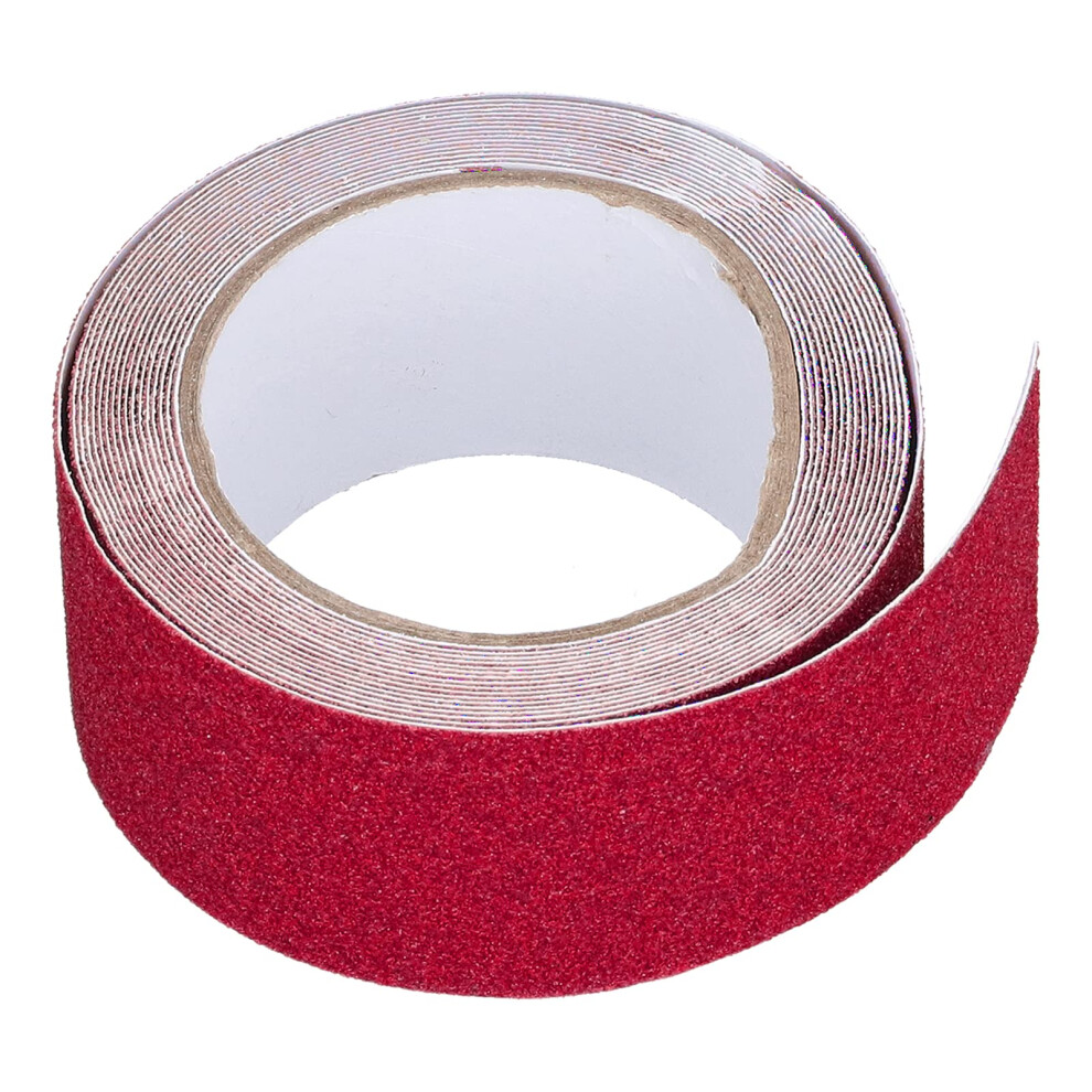 Non-Slip Safety Tape 5 Meter High Friction Traction Wear-Resistant Stair Grip Tape Red 6482260247021