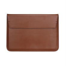 PU Leather Laptop Sleeve Case for 11-15.4 Inch Ultra Thin Notebooks, Compatible with 13.3 Inch Laptops