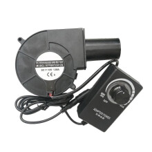 (1) 9733 Blower Fan Air Blower High Speed Dc 12v Turbo Centrifugal Fan With Variable Speed Controller For Oil Stove Bbq Cy