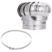 Stainless Steel Chimney Centrifugal Hood Ø160 mm for Smoke Extraction, Air Extraction, Pot Protection, Robust Design