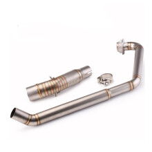Motorcycle Exhaust Exhaust Pipe Front Middle Connection Pipe Size A Stainless Steel for CBR150 CBR150R CB150R CB 150 R