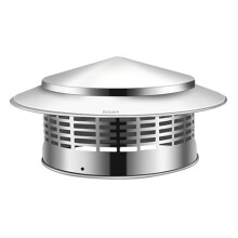 8 Inch Chimney Cap with Round Rain Protection Net for Outdoor Use - Durable Chimney Cover Compatible with Standard Flues