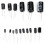 150PCS Electrolytic Capacitor Kit 50V 1uF to 10