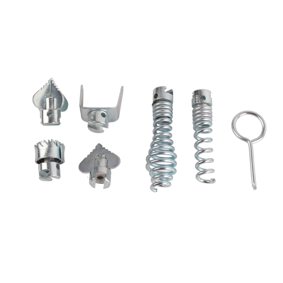 7Pcs 16mm Manganese Steel Drain Cleaner Pipeline