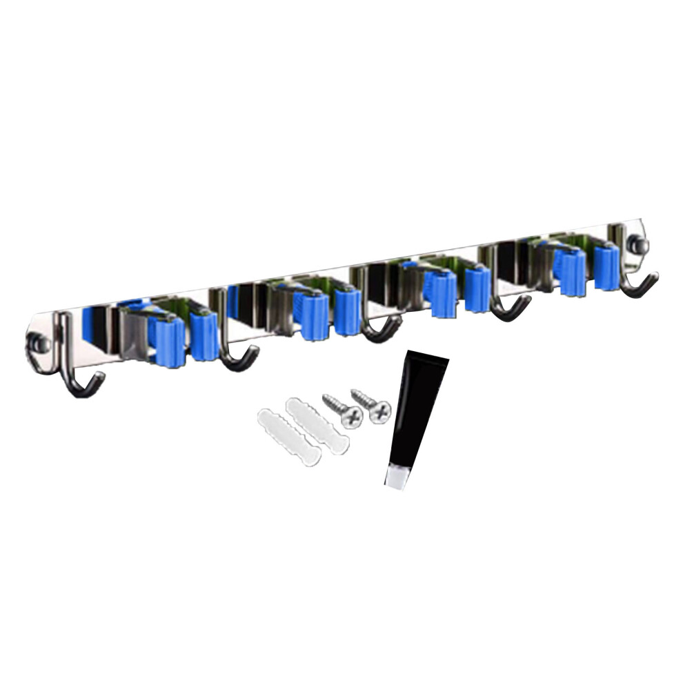 Punch Free Wall Mount Mop Broom Holder 4 Clips 5-image-OPC-PK82Y5S-NEW