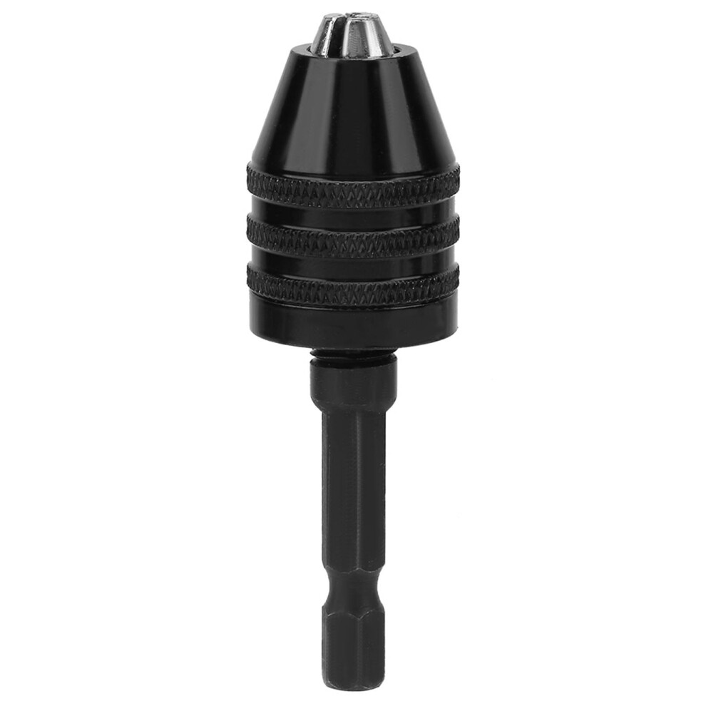 0.3-6.5mm Keyless Drill Chuck 1/4" Hex Shank Quick
