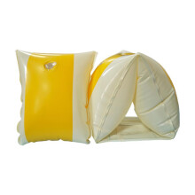 Swimming Armbands for Children - Inflatable Arm Bands in Yellow, Safety Float Bracelets, Adjustable Arm Rings for Ages 3-6