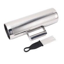Guiro Instrument 32x10cm Stainless Steel Latin