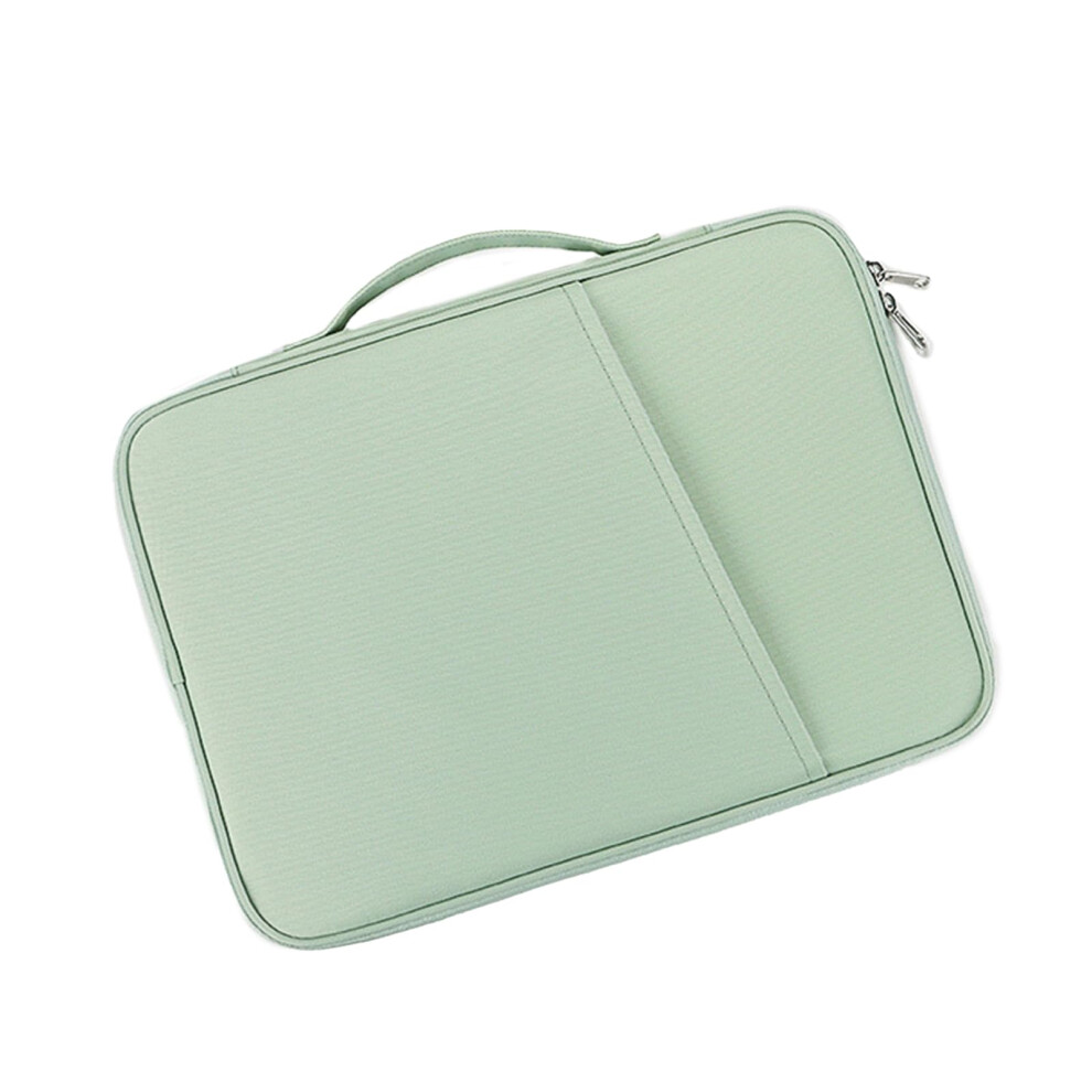 Tablet Sleeve Pad Waterproof Nylon Case For 9.7-13 Inch Devices With Handle, Fits 12.9 - 33 Cm Models Green 6482260250496