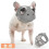(S, Grey) Short Snout Dog Muzzles,bulldog Muzzle Adjustable Breathable Mesh Dog Muzzle For Briting Chewing 1