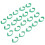 100pcs Chicken Identification Leg Bands Adjustable 5