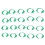 100pcs Chicken Identification Leg Bands Adjustable 7