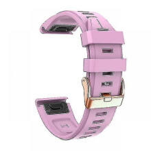 (Pink) Replacement Strap For Garmin Fenix 5s Plus 6s Pro, Silicone 20mm Smartwatch Wristband