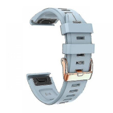 (Sky-blue) Replacement Strap For Garmin Fenix 5s Plus 6s Pro, Silicone 20mm Smartwatch Wristband