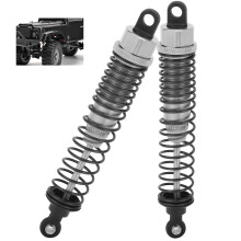 Verstellbare 110 mm Metallstoßdämpfer für RC-Autos, silber Paar