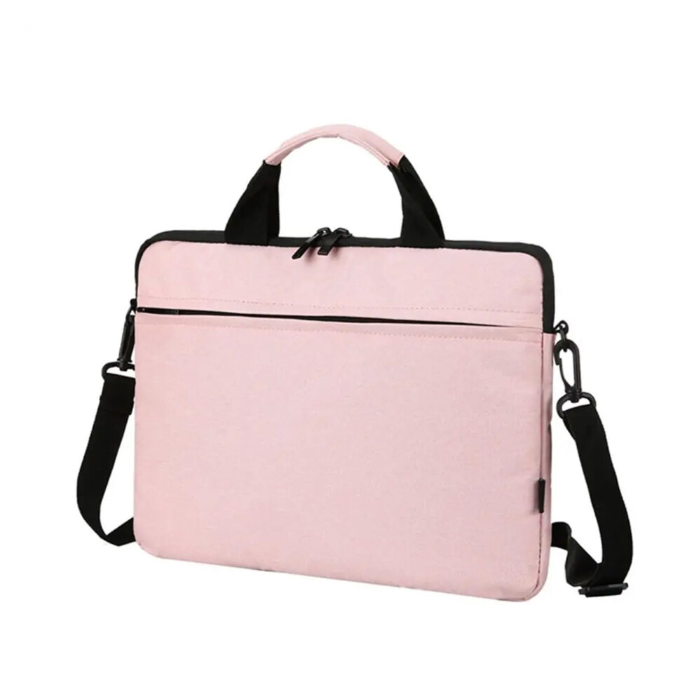 Laptop Bag 14 Inch Large Capacity, Shockproof Notebook Sleeve, Messenger Bag For Laptops And Notebooks Pink 6482260252735