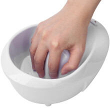 Elektrischer Nagel-Tauchschale 20,5x14,5x9 cm Blasen-Vibration Hand Spa Massage