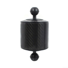 Lightweight Carbon Fiber Dual Ball Float Arm for Underwater Photography (12.7 cm) 12 cm Adjustable Length