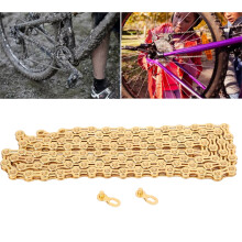 VG Sports 11-Gang Mountainbike-Kette 116 Glieder 1/2" 11/128" Gold