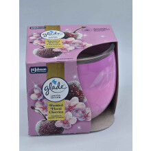 Glade Scented Candle Sleeved Frosted Floral Cherries 108g