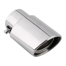 Universal Stainless Steel Car Rear Round Straight Exhst Pipe Tail Muffler Tip