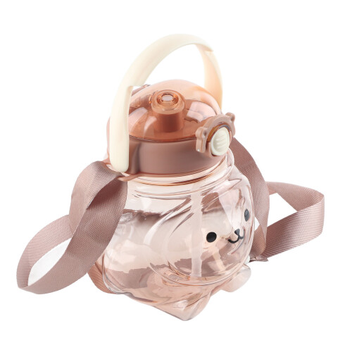 Large Water Bottle 1000ml Cartoon Bear Shape 1