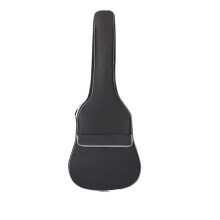 Gitarrentasche Rucksack Wasserdicht Akustikgitarrenhülle für Akustikgitarre 39 Zoll Schwarz Schutzhülle Aufbewahrung