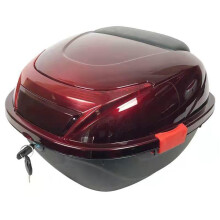 Topcase Motorradkoffer, Wasserdichte Abnehmbare Helmkoffer mit Reflektierendem Panel, Abschließbar B Normal B for Kawasaki Ninja 650