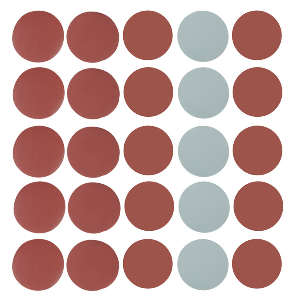 25Pcs Mix Grit Sander Disc Sanding Polishing Paper Grain