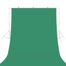 Grüner Fotografie-Hintergrundschirm 1,6 m x 3,3 ft Waschbar, langlebiger Stoff