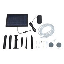Solar Air Pump with 2 Bubble Stones with Hose 8W