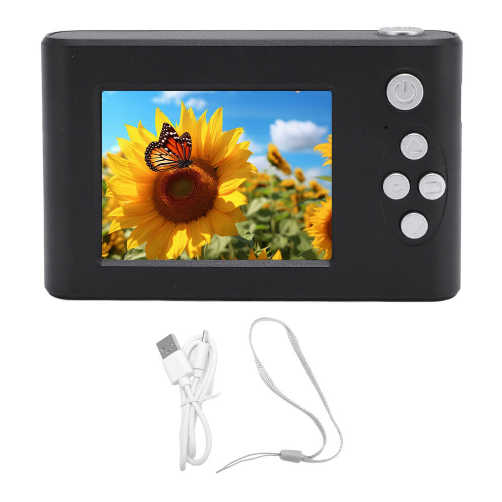 Digital Camera 8X Zoom 48Mp 1080P 2.4 Inch Ips Black 8320539597201