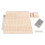 9.3in Rubber Wooden Crochet Blocking Board Crochet 1