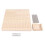 9.3in Rubber Wooden Crochet Blocking Board Crochet 6