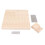 9.3in Rubber Wooden Crochet Blocking Board Crochet 8
