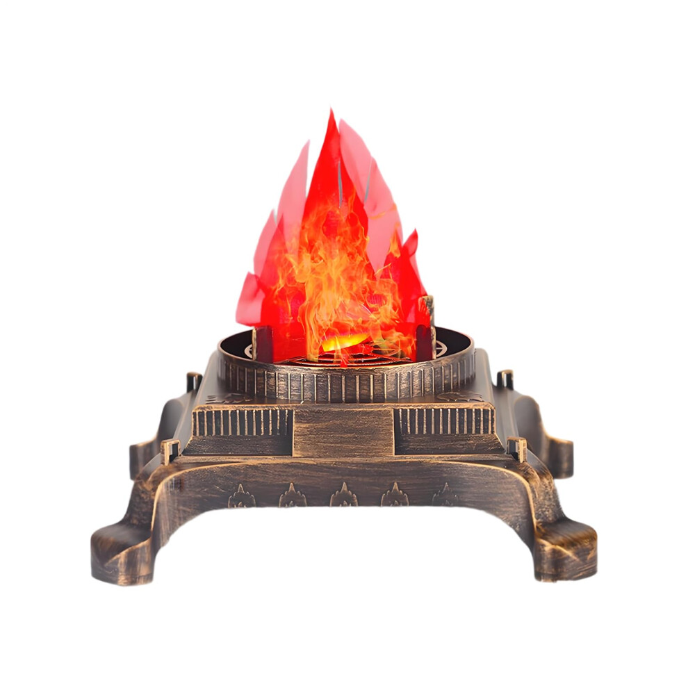 3D Flame Light Realistic Artificial Fire for Halloween and Camping, Decorative Campfire, Indoor and Outdoor Decoration-image-OPC-PK8567H-NEW