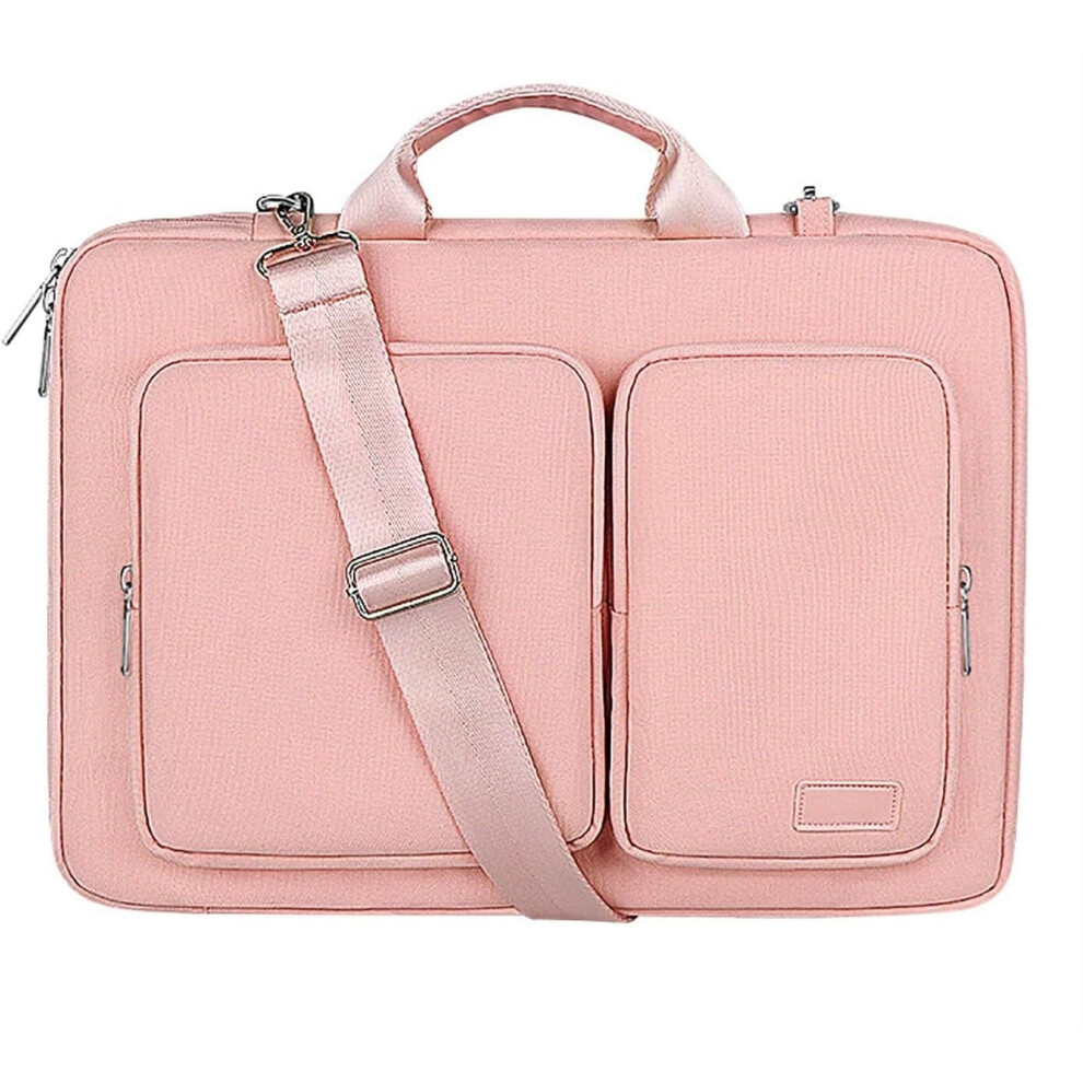 Compact Laptop Bag 15.6 Inch Waterproof Shockproof Lightweight Shoulder Bag for 14.1"-15.4" Notebooks and Laptops