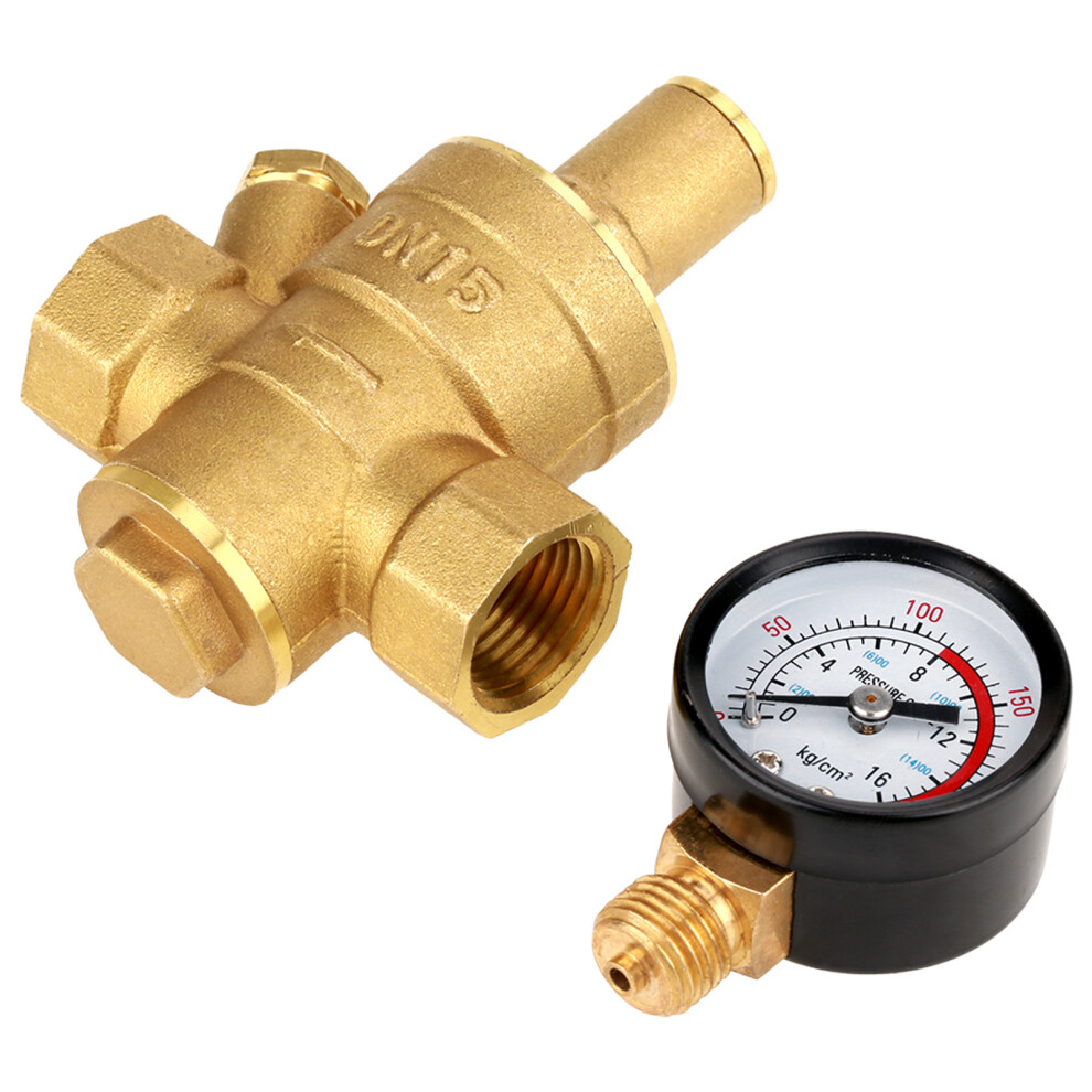 DN15 Brass Adjustable Water Pressure Regulator