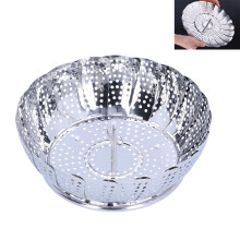 Edelstahl Klapp-Dampfgarschale, Multifunktionales Küchenutensil