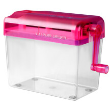 Manual Shredder Essential UV Portable Small Office Document Shredder Machine for Paper and Cardboard, Handheld Design