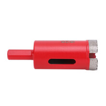 Diamantwellen-Zahnbürstenbohrer – 28 mm Rot für Fliesen, Marmor & Granit
